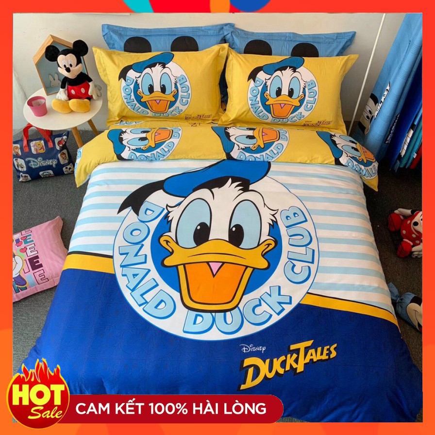 [Free Ship] Bộ Chăn Ga Gối Cotton Nhập Khẩu Cao Cấp Họa Tiết Hoạt Hình Disney Cho Bé Komi Store - Bảo Hành Lỗi 1 Đổi 1 | BigBuy360 - bigbuy360.vn