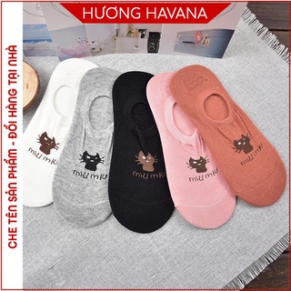 Tất hài nữ chất cotton lì MiuMiu - Tất sắc màu Havana FPT26