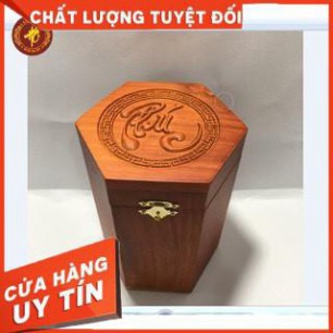 [ COMBO 4 MÓN GIÁ RẺ ] Bộ Combo Khay trà Như ý : khay trà gỗ hương + hộp chè + lọ tăm + ấm chén - FREE SHIP TOÀN QUỐC - 