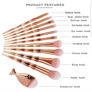 Bộ cọ makeup brush 11 cây