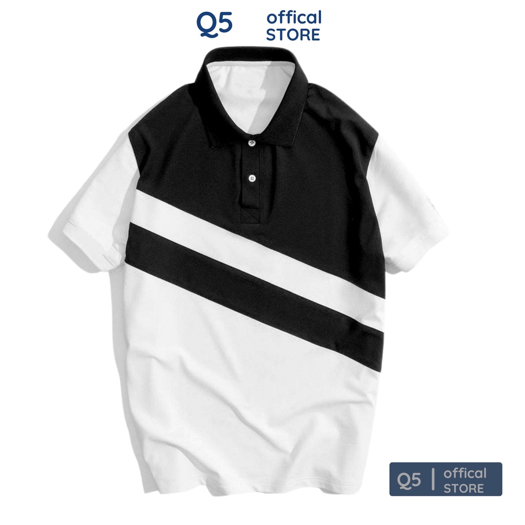 Áo PoLo Nam Q5 vải cá sấu cotton CVC chuẩn form, trẻ trung, thanh lịch