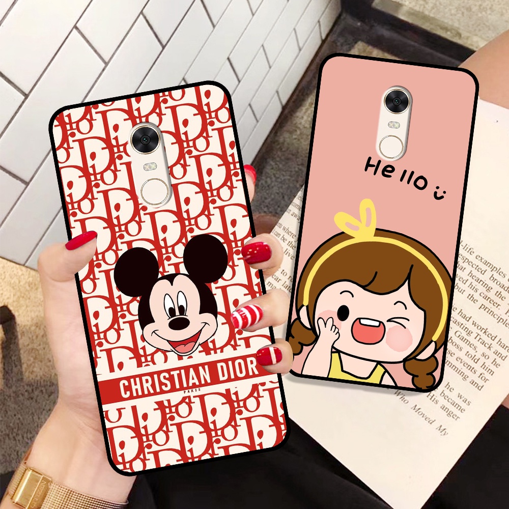 Ốp Xiaomi Redmi Note 4/ Note 4x / Redmi 5 / Redmi 5 Plus in hình mickey, hổ, kingtiger siêu rẻ T19 - T24