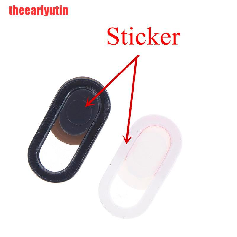 UTIN 5PCS WebCam Plastic Shutter Privacy Slider Camera Cover Sticker for Laptop Phone