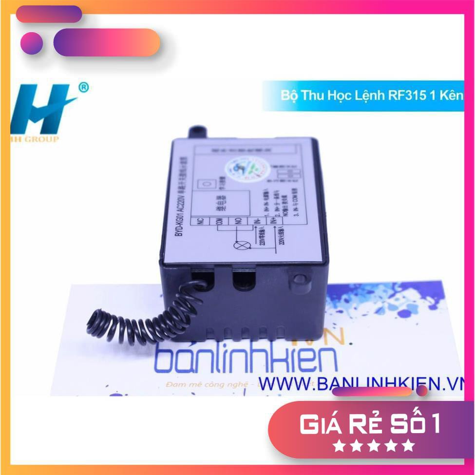 Bộ Thu Học Lệnh RF315 1 Kênh 220V