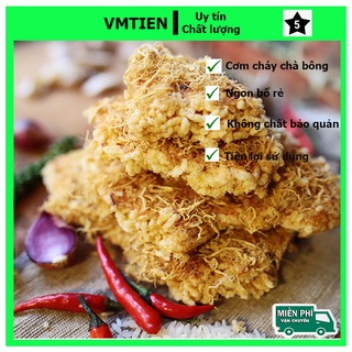 Cơm cháy chà bông 200g đồ ăn vặt ngon bổ rẻ cay giòn