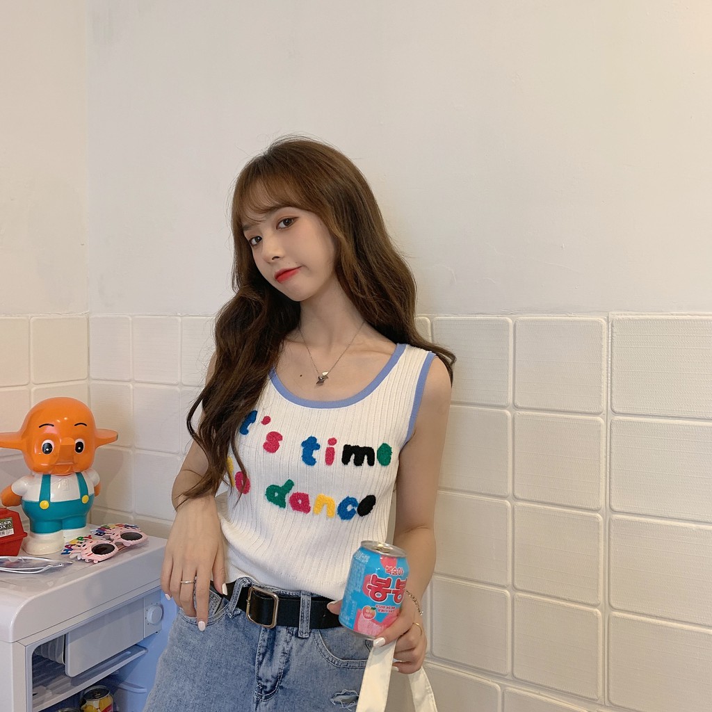 Áo Dệt Kim Không Tay Thời Trang Dành Cho Nữ | BigBuy360 - bigbuy360.vn