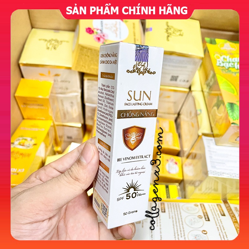 Combo Mỹ Phẩm Đông Anh chính hãng (Kem Face Collagen X3 + Kem Chống Nắng Colagen X3)