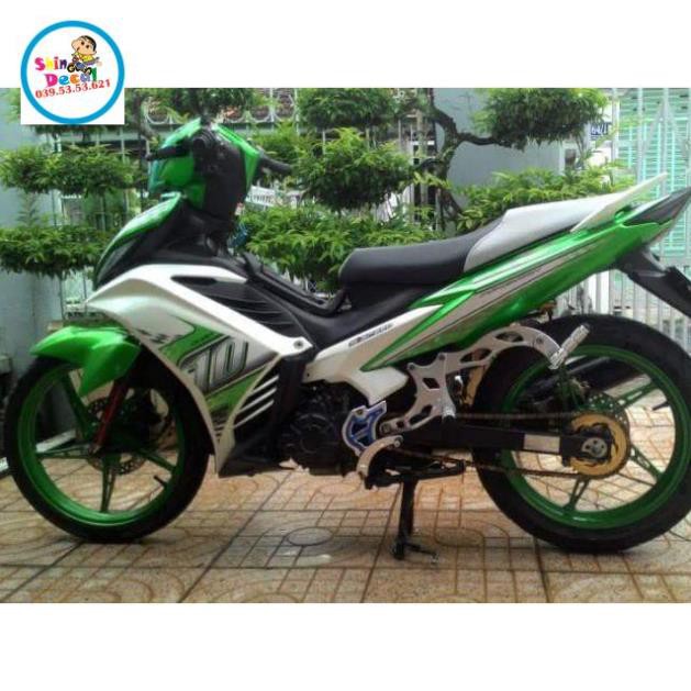 Tem ex số 10 trắng xanh kawa