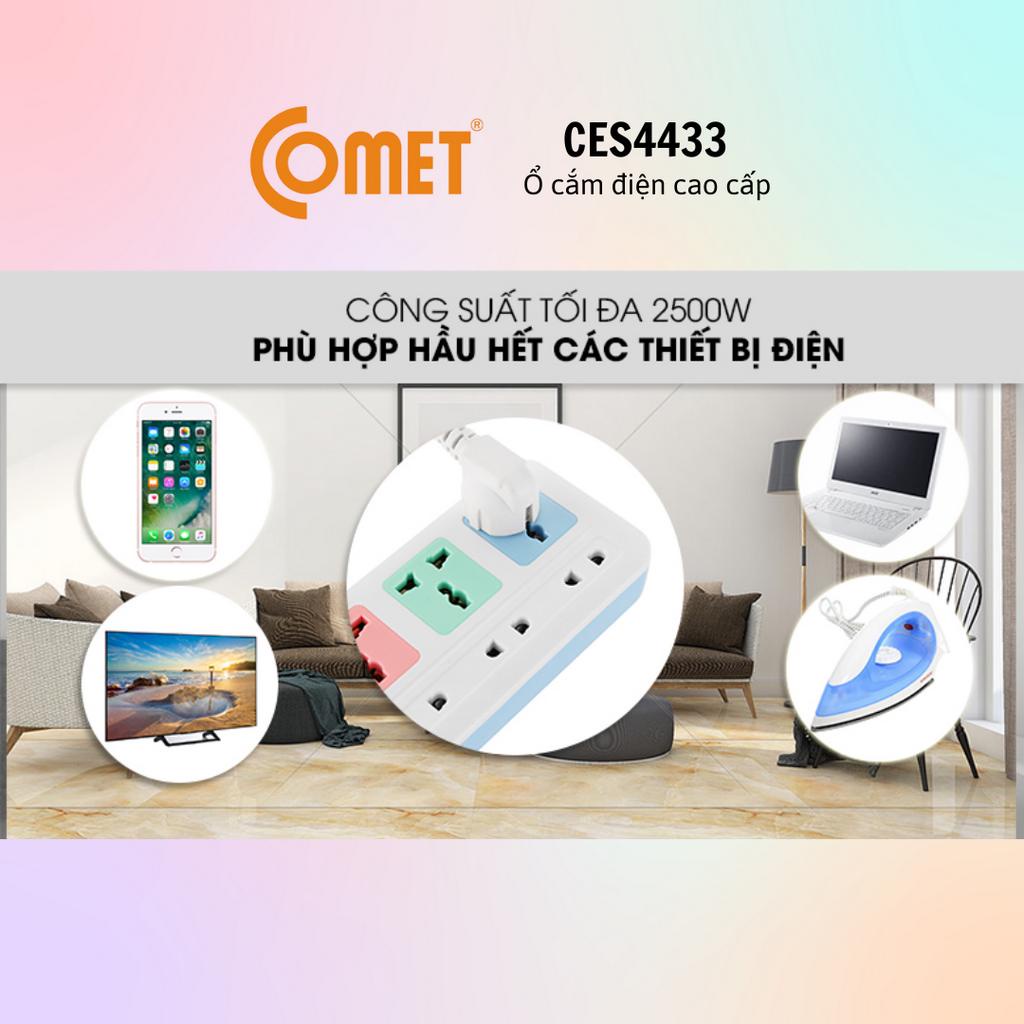 Ổ cắm đa năng COMET CESG2403/2405 - CES6703/4433/10302/10405/10503/5303/4223 - ổ cắm du lịch CES9111 - Hàng chính hãng