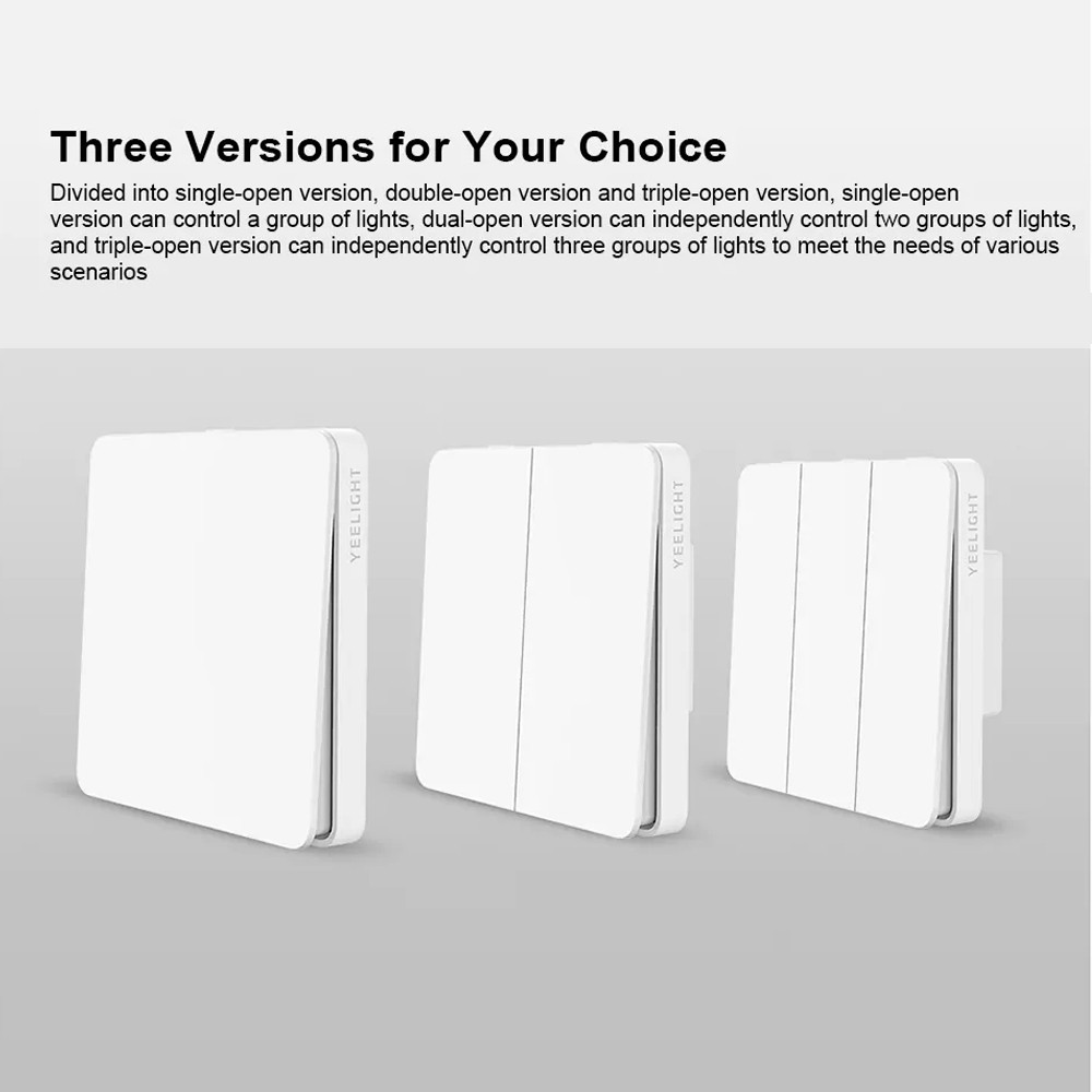 Xiaomi Youpin Công Tắc Đèn Tường  Thông Minh Linh Hoạt 2 Chế Độ Điều Khiển Kép