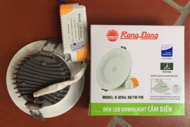 Đèn Led Downlight cảm ứng D AT04L 90/7w, 110/9w RĐ