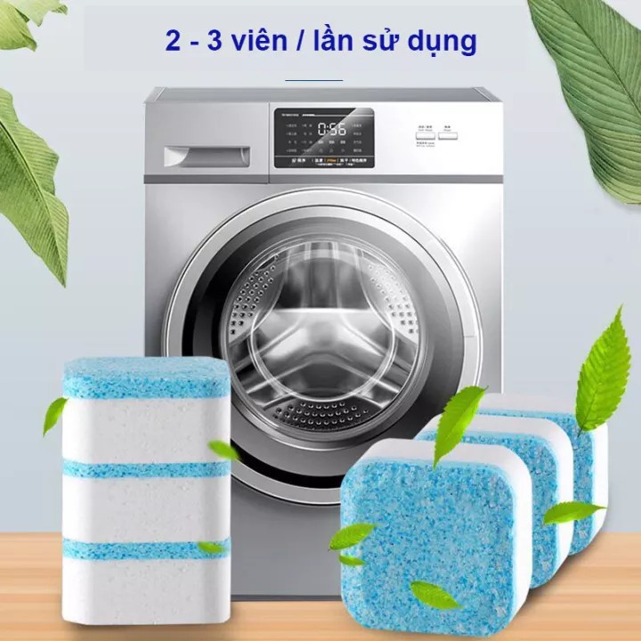 HỘP 12 VIÊN TẨY LỒNG GIẶT CAO CẤP - COMBO 12 VIÊN SỦI LÀM SẠCH VÀ KHỬ MÙI MÁY GIẶT CỰC TỐT