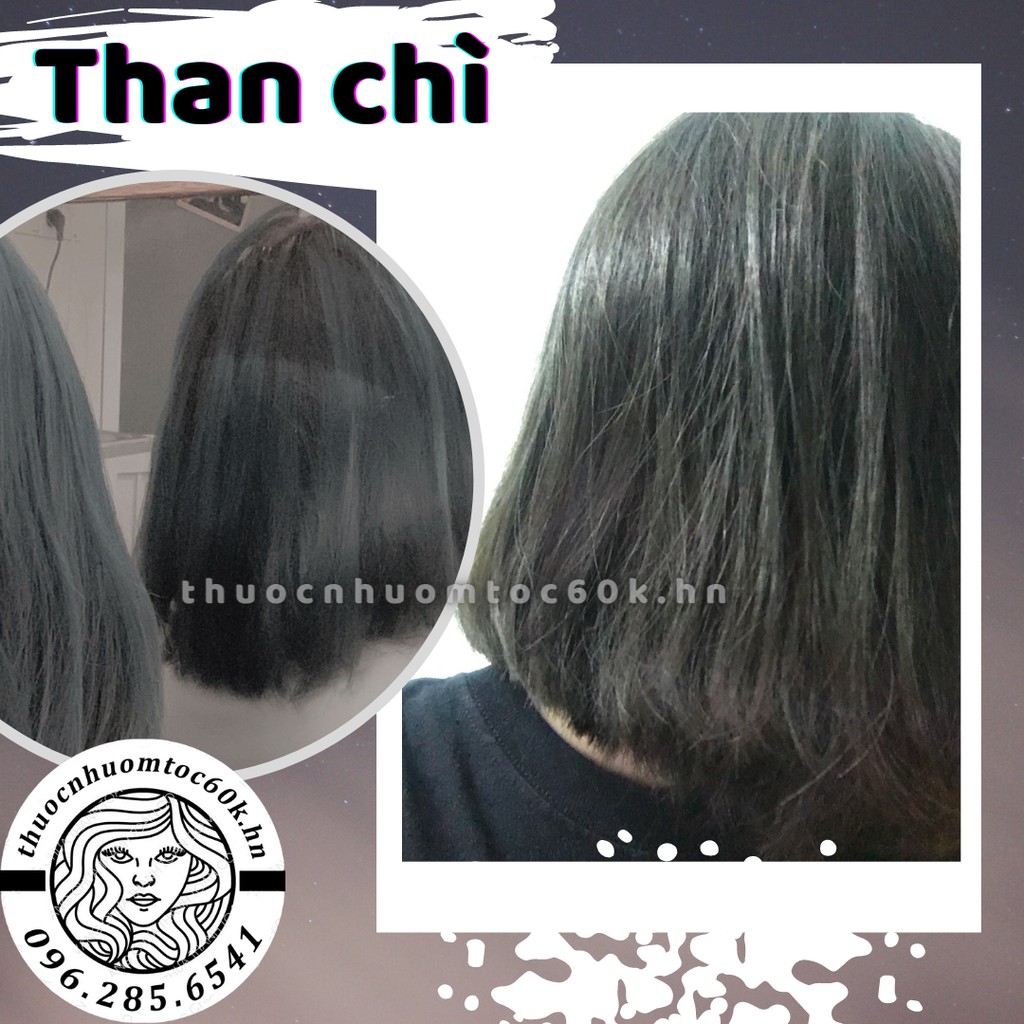 Thuốc nhuộm than chì kèm trợ dưỡng găng tay (tóc tẩy/nâng lên xanh dương) thuocnhuomtoc60k.hanoi | BigBuy360 - bigbuy360.vn