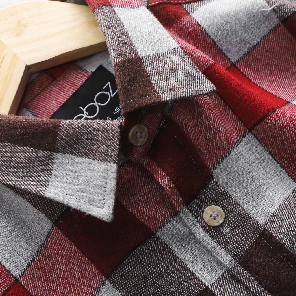 Áo sơ mi caro, flanel nam dài tay HEBOZ 1 túi 3 màu basic thời trang, chất dạ mỏng nhẹ và mềm, form slimfit - 00000826