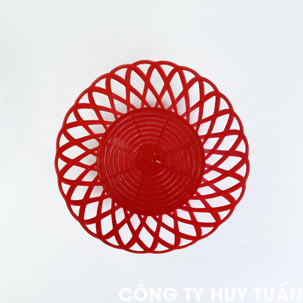 Rổ nhựa chính hãng Việt Nhật 3258, rổ đựng đồ kiểu hoa sen nhỏ xinh (RHS02)