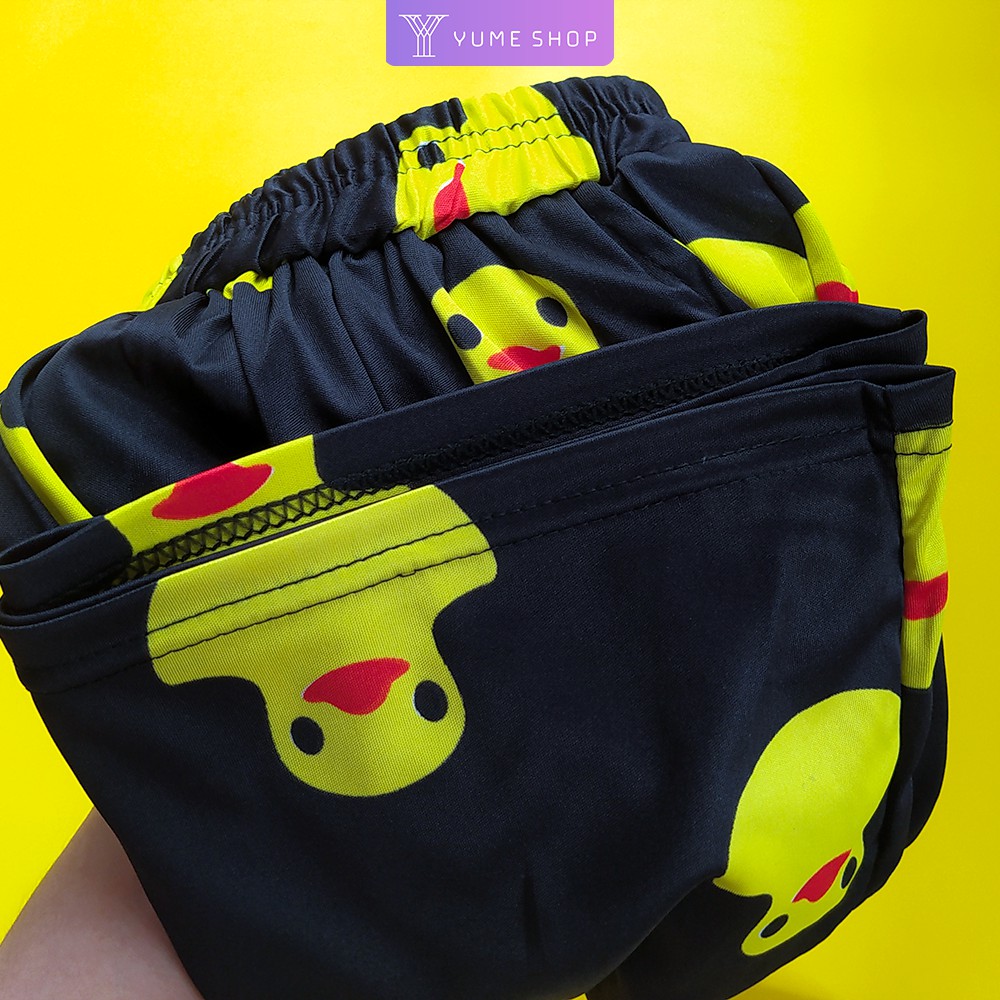 Đồ Bộ Hoạt Hình Unisex Duck Black form rộng tay lỡ