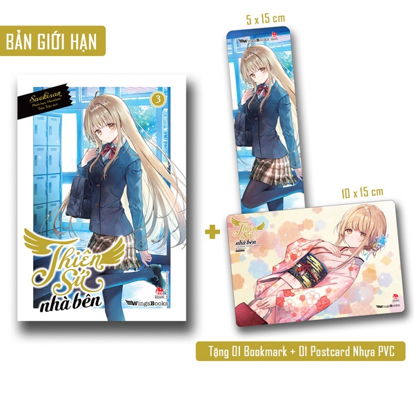 Sách Thiên sứ nhà bên - Tập 3 - Light Novel - Bản phổ thông và giới hạn - Wingsbooks - NXB Kim Đồng