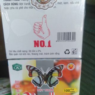 BỘT THƠM VANI NGUYÊN CHẤT HIỆU CON BƯỚM 🦋{ 10 ống/hộp}