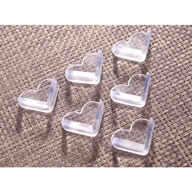 Bộ 4 miếng silicone bọc góc bàn , chống va chạm an toàn cho bé