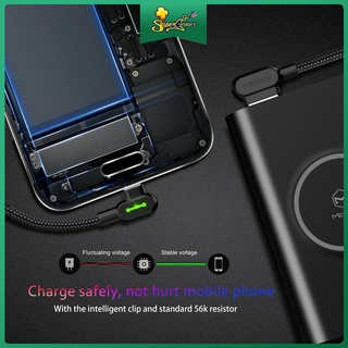 Supergamer 90 Degree Fast Charging IP/Micro Usb/Type-C Usb Cable