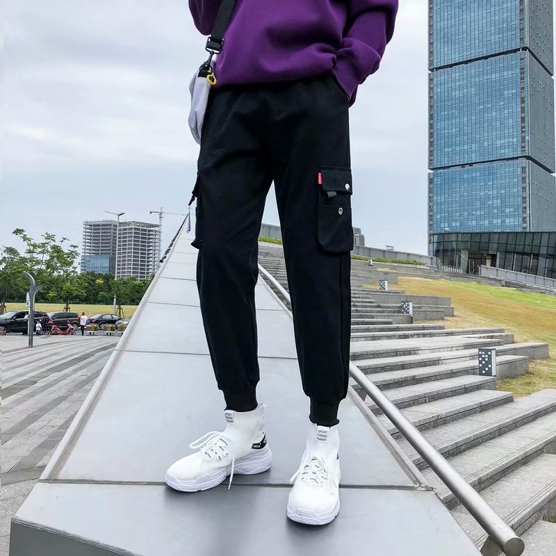 Quần jogging co giãn nhiều túi kích thước S-5XL cho nam | BigBuy360 - bigbuy360.vn