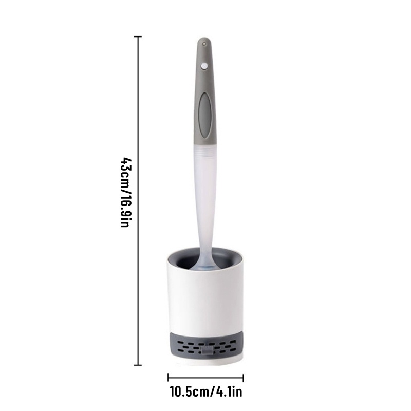 Bàn Chải Vệ Sinh Toilet Lông Mềm Sáng Tạo Tiện Dụng