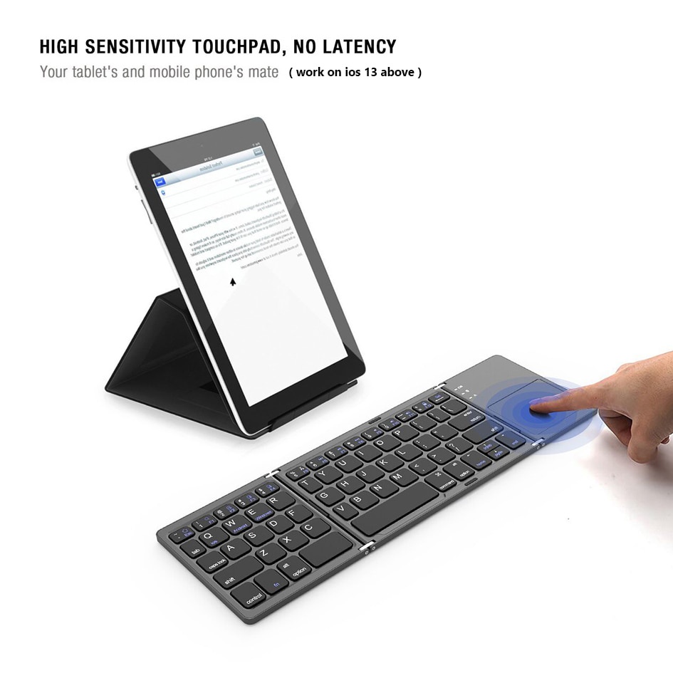 Bàn phím không dây Mini hỗ trợ tiếng Nga/ Tây Ban Nha/ Ả Rập B033 dành cho Windows/ Android/ Ios