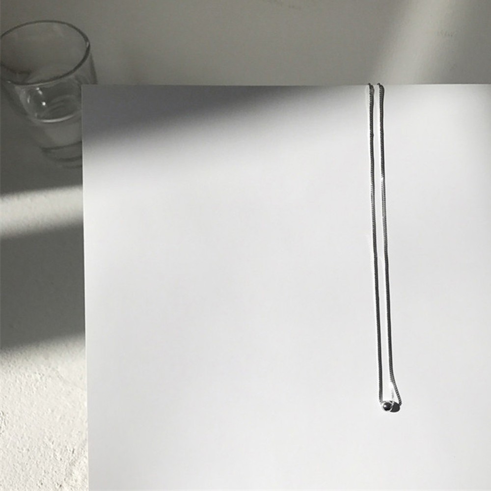 vòng cổ Bạc Mặt Hình Chiếc Thuyền Đơn Giản Thời Trang Cho Nữ