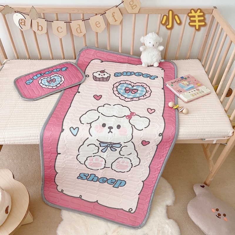 Chiếu Điều Hoà Cho Bé( Size 60cm-120cm) Hàng 2d- Tặng Kèm Gối (shinbedding)