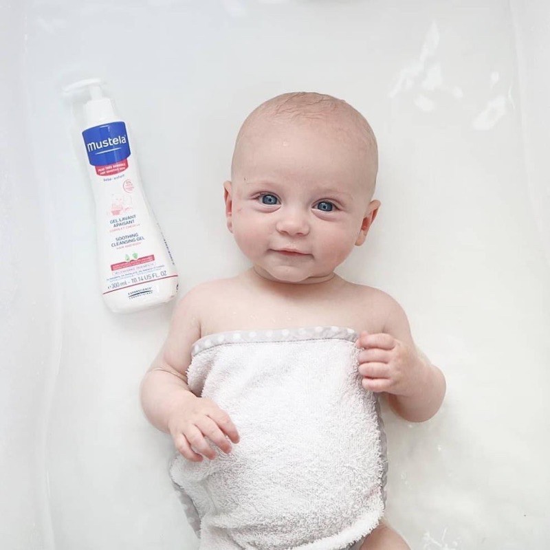 Sữa Tắm Gội Da Nhạy Cảm Mustela Soothing Cheansing Gel 300ml date 2023