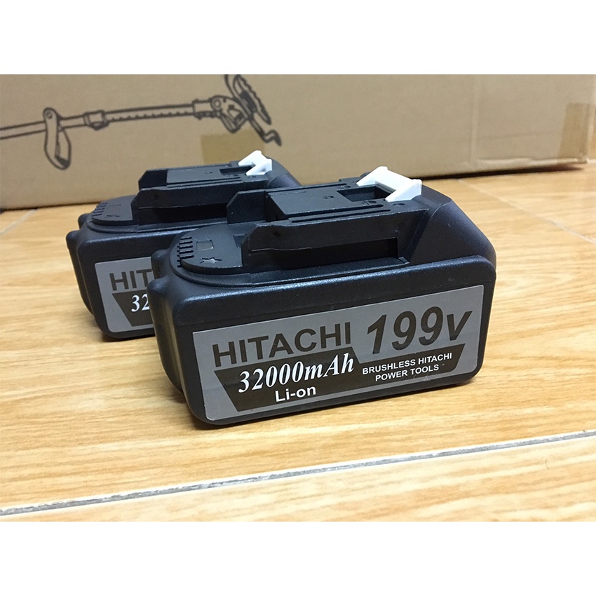 Pin dùng chung cho máy cưa cầm tay MIni, Máy rửa xe máy, Máy siết bu lông Hitachi 199V-32000 mAh