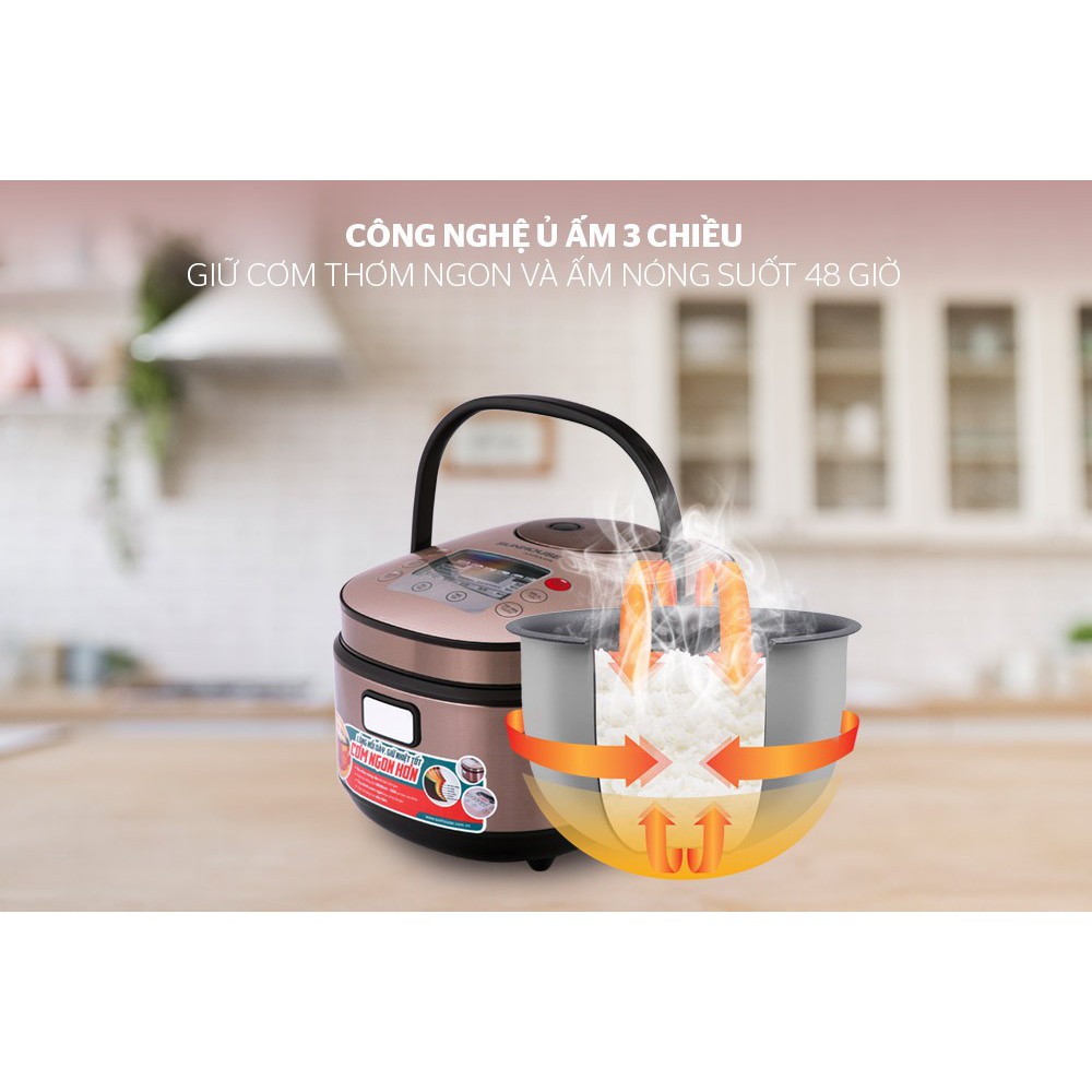 Nồi cơm điện tử 1.5L SUNHOUSE MAMA SHD8915 - hàng chính hãng