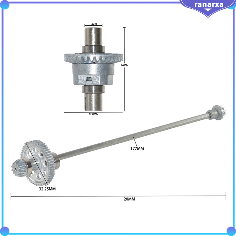 Trục Lái Bánh Răng Cho Xe Hơi Điều Khiển Từ Xa XINLEHONG XLH 9125 1: 10
