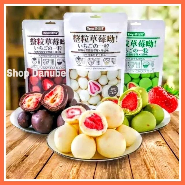 Kẹo Bọc Dâu Tây (3 vị)