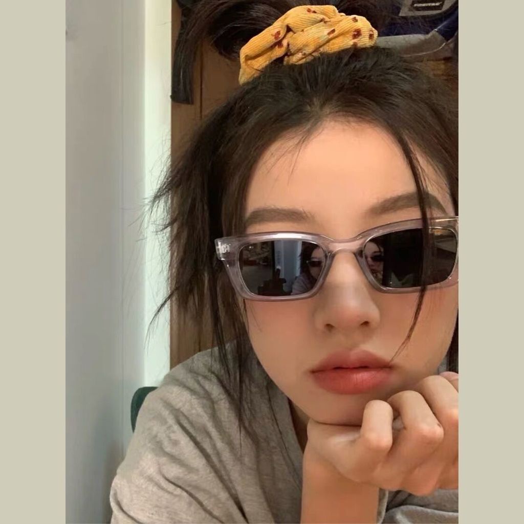 Kính Mát Gọng Vuông Chống Tia UV Phong Cách Hip Hop