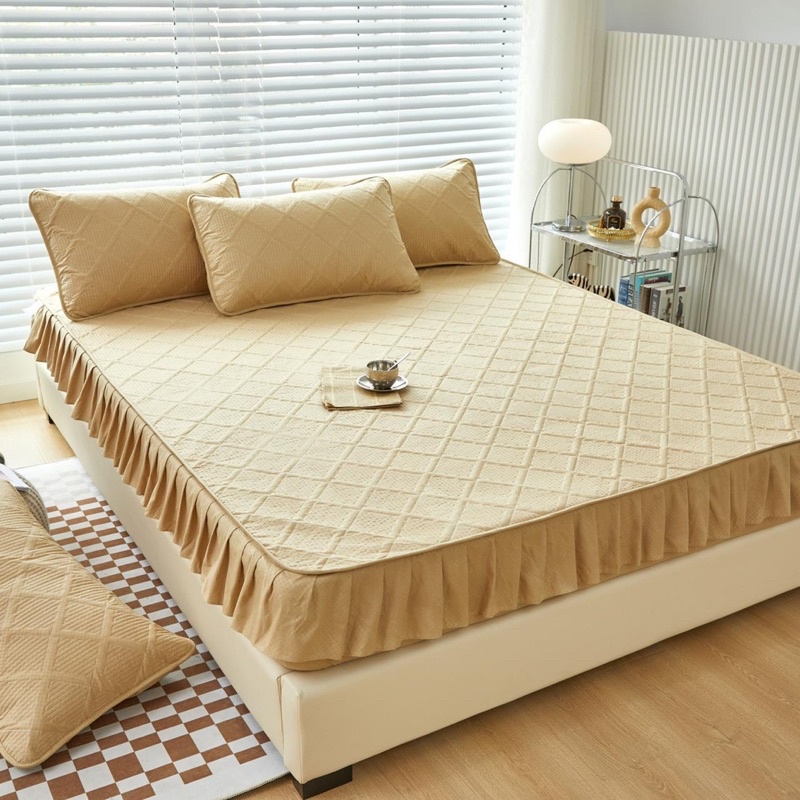 Bộ ga gối coton kháng khuẩn lớp chống thấm SHOP vũ thị thơm
