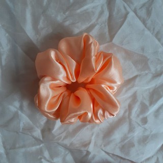Scrunchies phi bóng đơn sắc