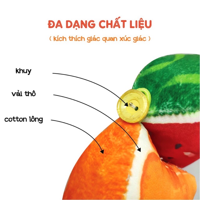 Bóng múi luyện chân - Bóng múi Montessori - Bóng múi phát triển đa giác quan cho bé