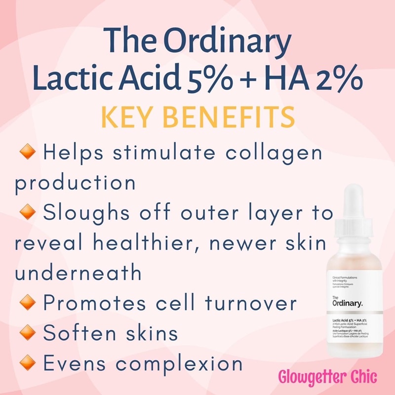 (Bill US) - Tinh chất tẩy tế bào chết và dưỡng ẩm cho da The Ordinary Lactic Acid 5% + HA 30ml bản Canada