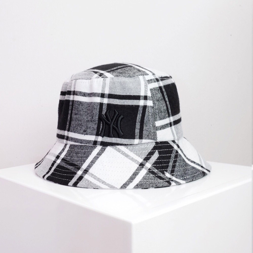 Nón bucket chính hãng, mũ bucket kẻ Hàn Quốc cá tính - TẶNG KÈM HỘP CHÍNH HÃNG
