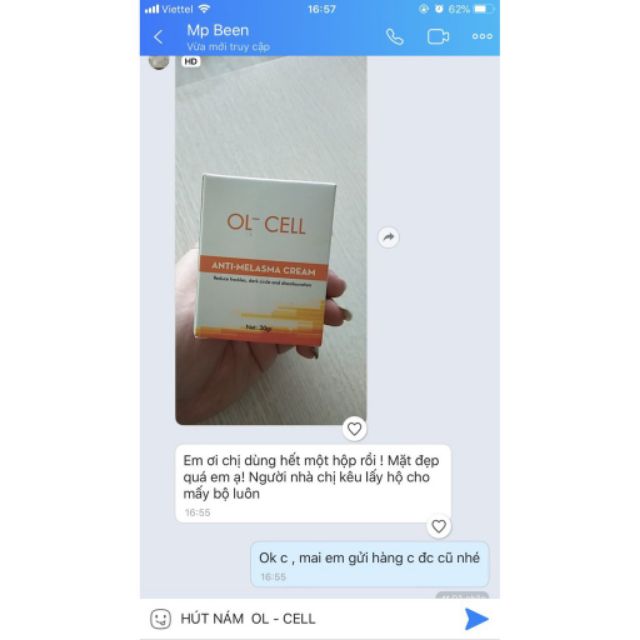 Kem nám tàn nhang ol cell ( cam kết chuẩn 100%, không bán loại 2) | BigBuy360 - bigbuy360.vn