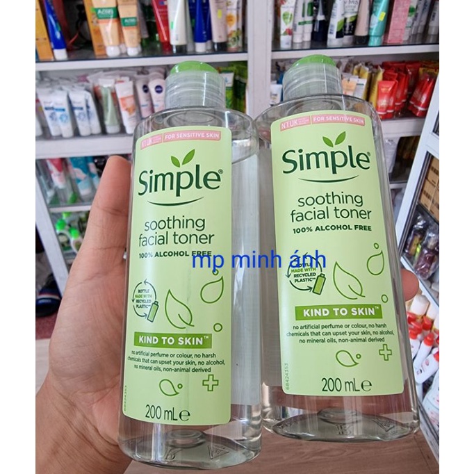 nước hoa hồng simple 200ml { chính hãng cty }