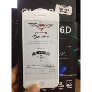 Kính cường lực full màn 6D cho iPhone 6/6s/6plus/7/7plus/8/8plus/x
