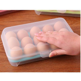HỘP ĐỰNG TRỨNG TỦ LẠNH 15 Ô-SIÊU ƯU ĐÃI  ( xả kho )