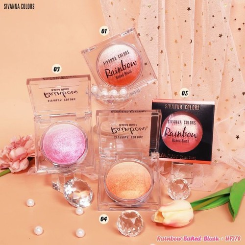 Má Hồng Sivanna Colors Rainbow Baked Blush HF370