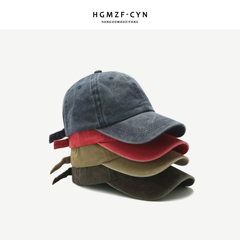 Mũ lưỡi trai denim cong phong cách Hàn Quốc thời trang xuân hè đơn giản dành cho cả nam và nữ