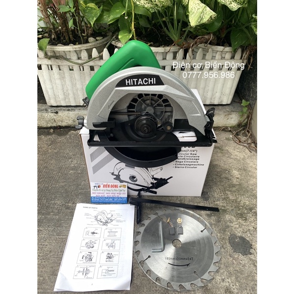 Máy cưa gỗ 🎁 FREESHIP 🎁 Máy cưa dĩa HITACHI 5806B-185mmvới công suất 1350W mạnh mẽ
