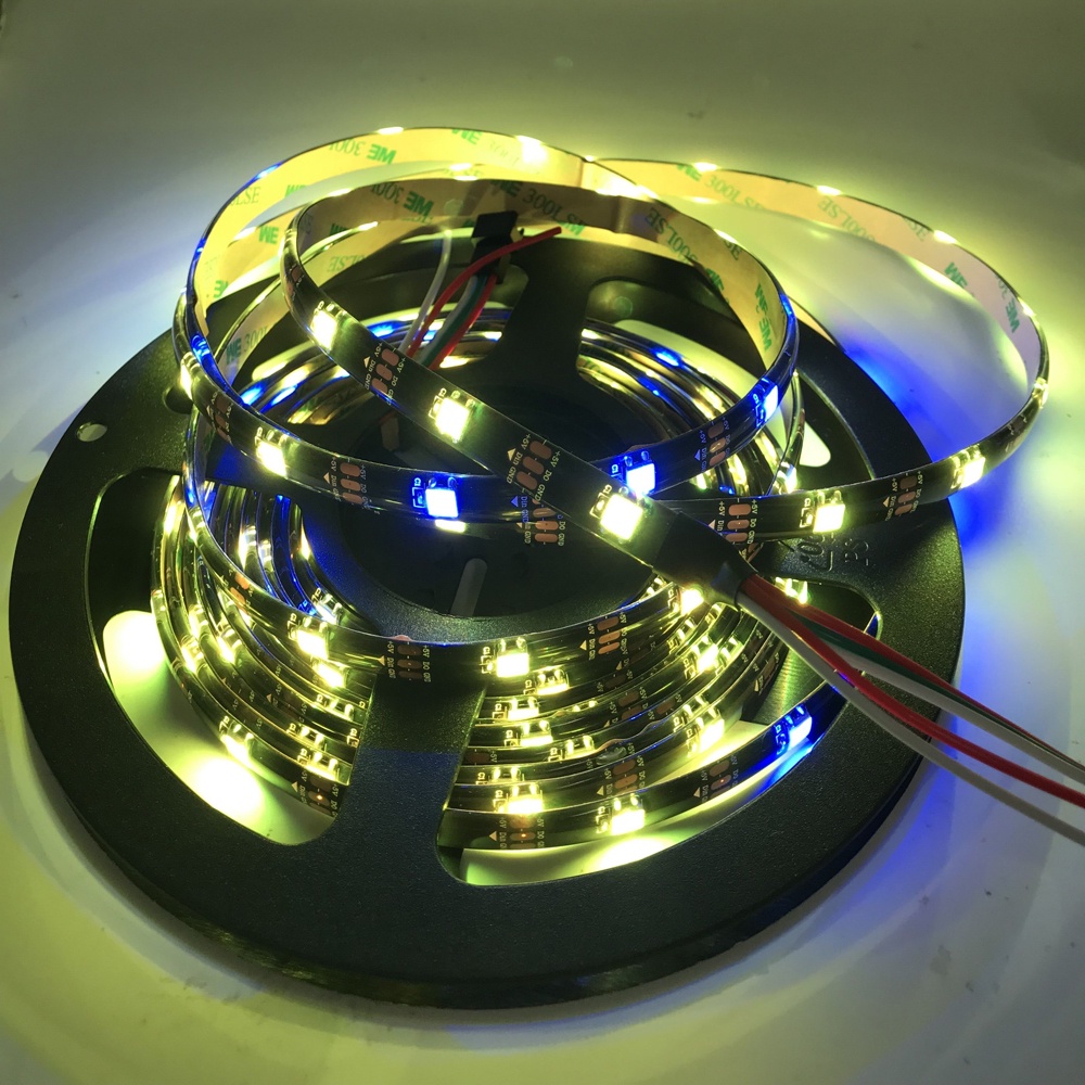 Dây đèn 5050 Rgb Ws2812B Led DC Ws2812 vi mạch Ip30 /5050/Dcv655 30 led/mét