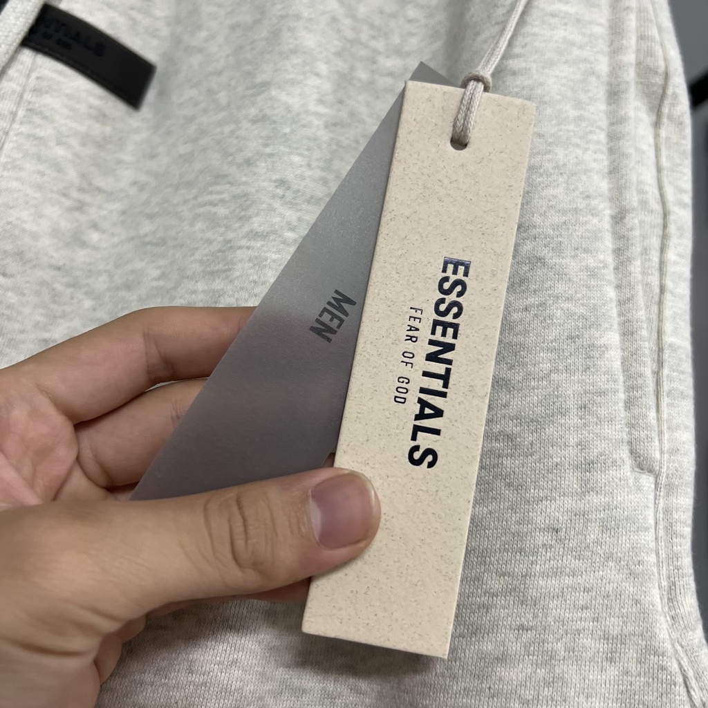 Quần Sweatpants FEAR OF GOD FOG ESSENTIALS SS22 in nhung cao cấp, Quần nỉ nam FOG ESSENTIALS nỉ bông