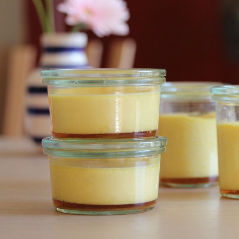 Hũ thuỷ tinh chịu nhiệt WECK - Made in Germany - Dung tích 165ml  - Giá bán 1 hũ - Hũ flan, yaua